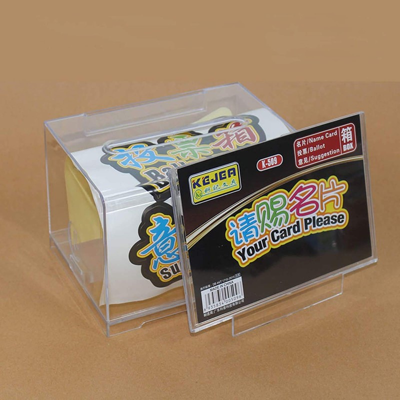 mioni 壁やカウンタートップ用のロックとペン、交換可能なタグ6個、提案箱、寄付箱、郵便箱、コメントボックス