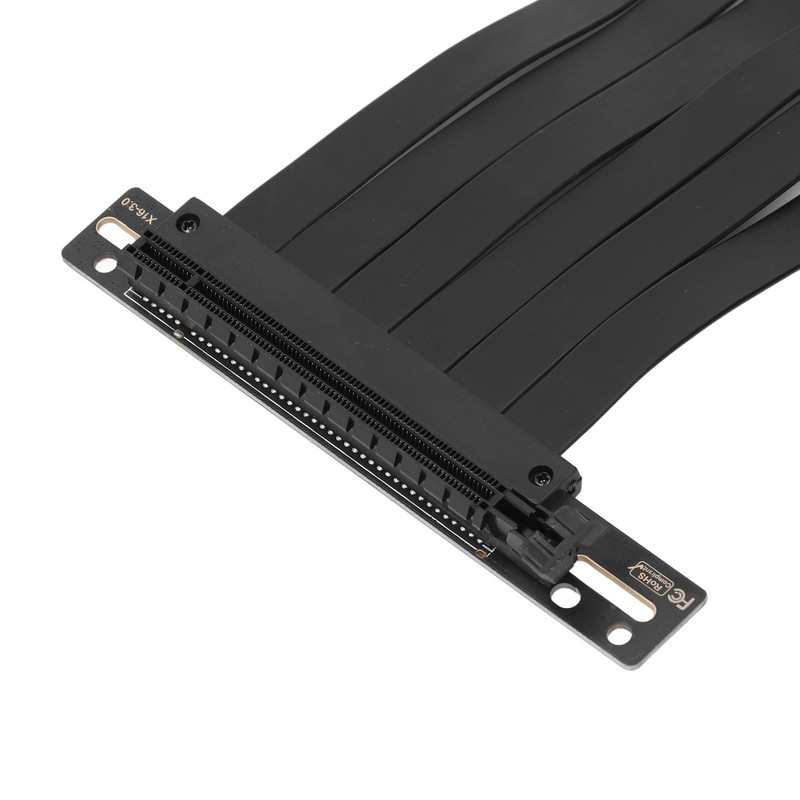 PCIe 3.0 X16 GPU Riser Cable High Speed Female 90
