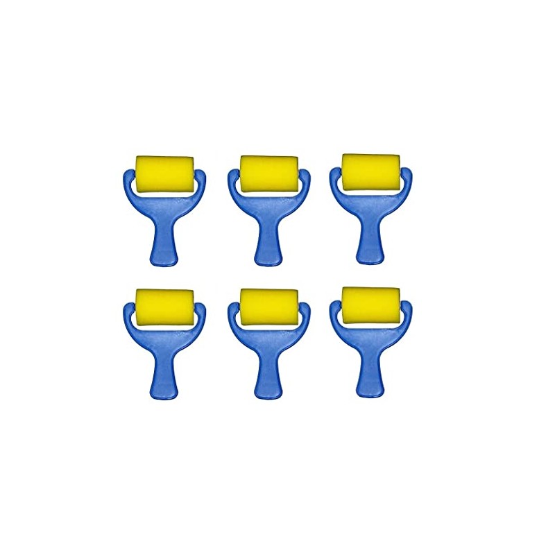 Painting rollers | Sponge roller with plastic handle | 7cm