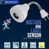 LED Motion-Activated Sensor Dusk To Dawn PIR Night Light AC