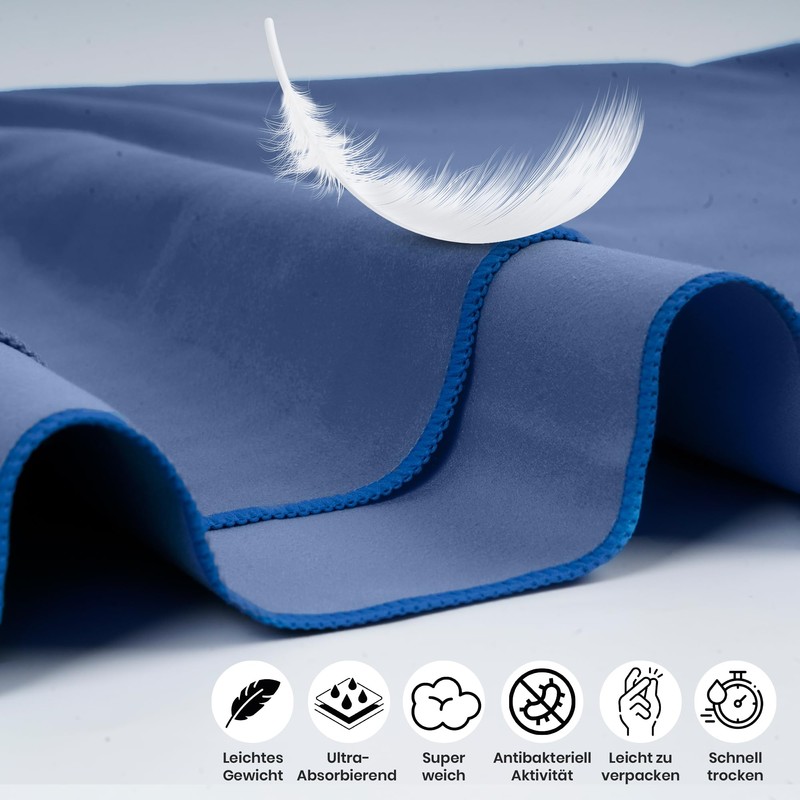 Cozita Microfiber Towel, Super Soft and Extremely Absorbent, Quick Drying,
