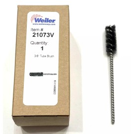 Weiler 3/8" Power Tube Brush .004" Steel Wire Fill 1" Brush Length 21073V