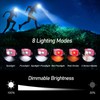 Blukar LED Headlamp,2000L Super Bright Rechargeable Headlight Flashlight with White&Red