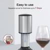 ELMWAY Wine Stopper, Stainless Steel Wine Bottle Stopper, Mini Vacuum