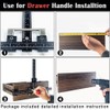 King&Charles Cabinet Hardware Jig, Aluminum Alloy Cabinet Handle Jig with