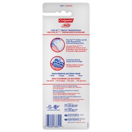 Colgate 360° Total Advanced Floss-Tip Bristles Toothbrush, Soft - 4 Count