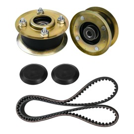 NTSUMI 131-4509 125-2532 Mower Idler Pulley and 120-3335 Belt Kit Compatible with Toro 30" Deck Mower Fit for TimeMaster TurfMaster Walk-Behind Exmark Models 20199 20200 20975 20975
