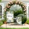 Qulkws 10 Pieces Garden Flag Rubber Stoppers Rubber Garden Flags