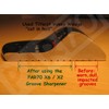 X6 Golf Club Groove Sharpener, Re-grooving Tool and Cleaner. X6™