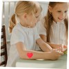 FOMIYES 24pcs Heart Shaped Bandage Stickers Home Patches Breathable Adorable