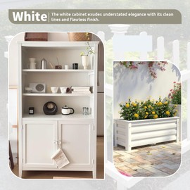 Jungarian 2K Outdoor Indoor Cabinet Furniture Paint With Tools - Water-Based, Low Odor All-in-One Paint - No Sanding, No Priming - Matte Finish for Wooden Floor, Doors, Tables, Dressers, 16oz, White