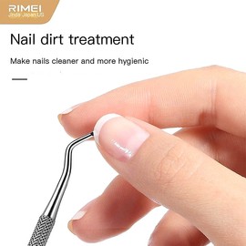 Ingrown Toenail Cleaner and Nail Lifter Tool for Daily Nail Care – Stainless Steel Cuticle Scoop for Precise Edge Cleaning