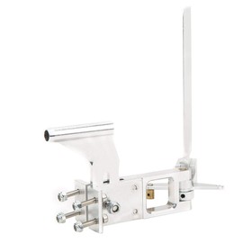 RC Boat Rudder Assembly, Bateau Téléguidé Model Boat,Aluminum Alloy Integrated Design Double Inlet Hole Flexible Shaft, 65 * 110mm DIY for CAT Ship