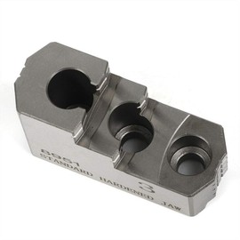 DNYSYSJ Hard Chuck Jaw Set, 10" Hard Jaws Lathe Chuck Serrated for Kitagawa B-210 Type 1.5mm x 60 CNC Lathe