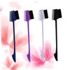 Mikinona 2sets Makeup Supplies Brow Comb Brush Abs/nylon Comfortable Handle