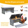 XINYI Chicken Treadle Feeder,12 Lbs Metal Treadle Feeder, No Waste