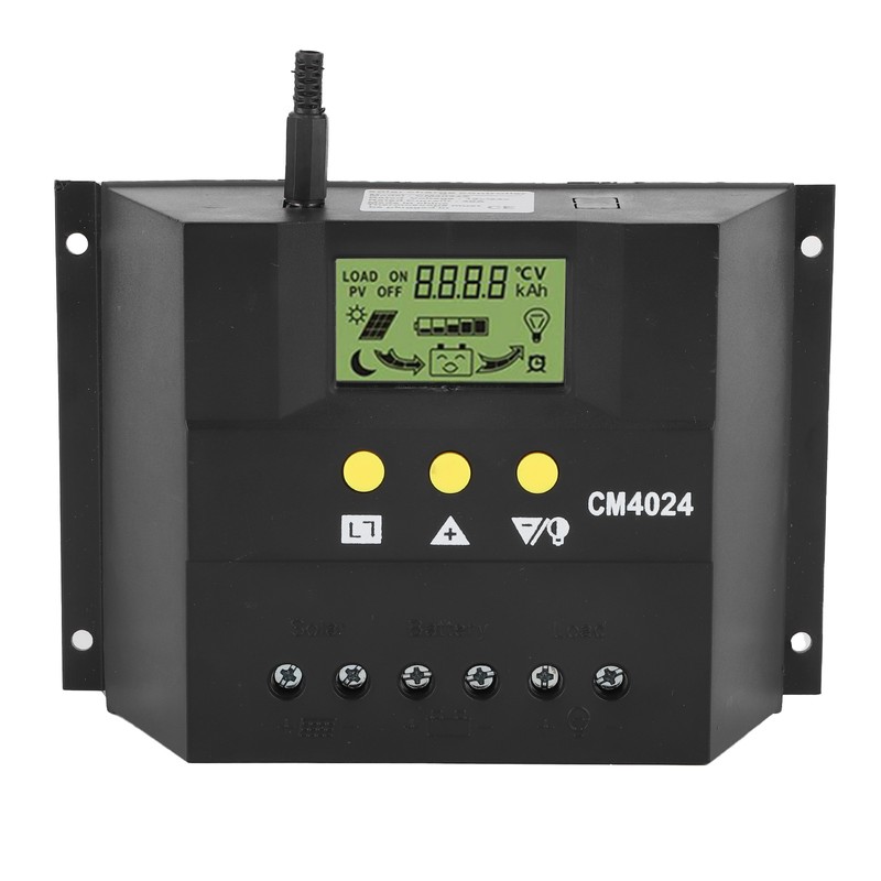 12V 24V 40A Solar Charge Discharge Controller LCD Display PWM