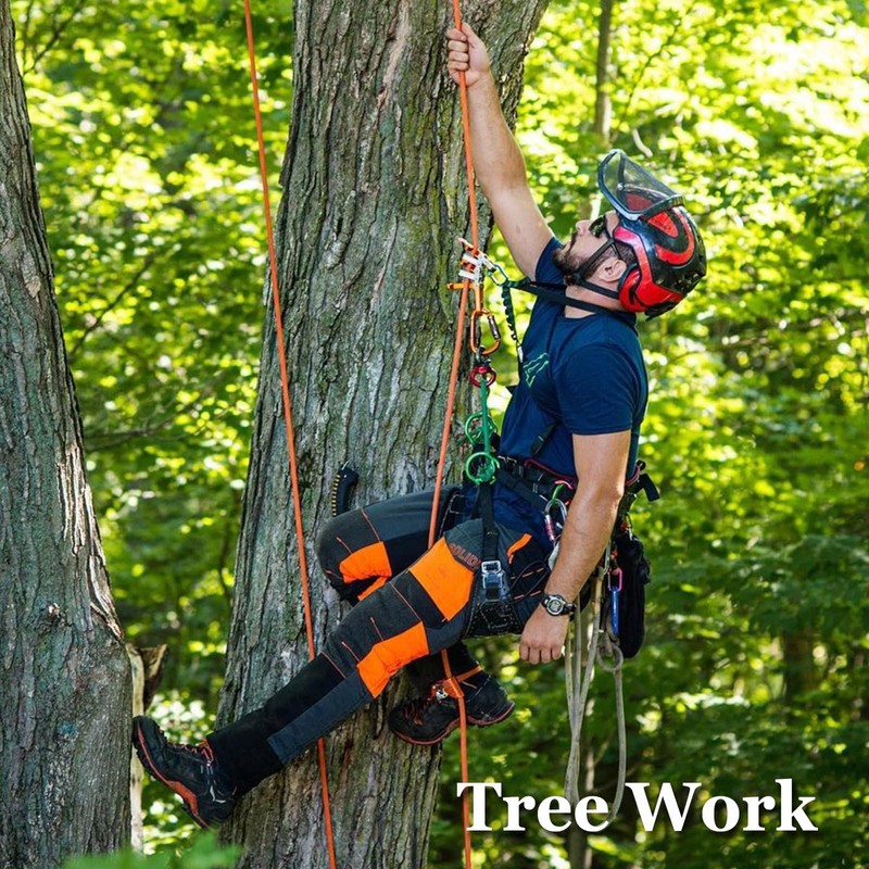 CRAYZA 1/2 in x 150 ft Double Braid Polyester Arborist