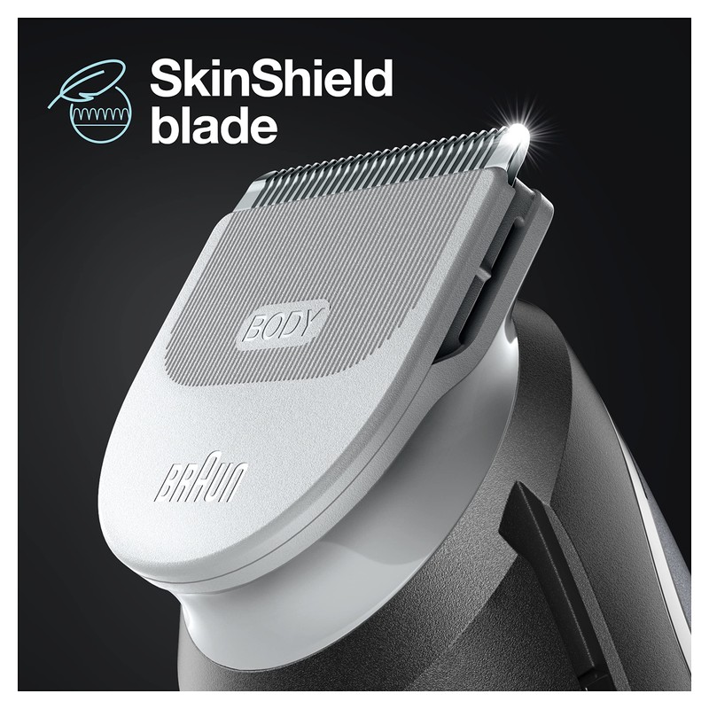 Braun Body Groomer 5, Manscape Tool For Men With SkinShield