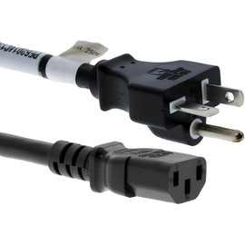 CablesAndKits Heavy Duty AC Power Cord 15Amp /250 Volts, 14 AWG, 6-20P to C13, (NEMA 6-20P to IEC-60320-C13) - Reliable and Secure Connection - Male to Female Extension Cord - (Black) (3 ft)