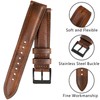 Gomvadr Quick Release Leather Watch Bands 14mm 16mm 18mm 19mm