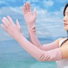 Lyaciomn Women UV Long Sun Protection Gloves Touchscreen Arm Sun