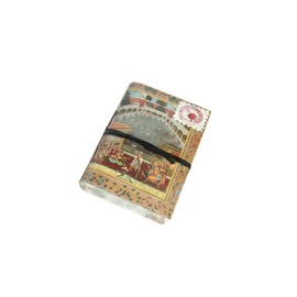 Hand made paper Memory book, Note book, Journal, Sketch book with Dance Scene on cover 5.75 inch x 3.75 inch by Handicrafts Paraise