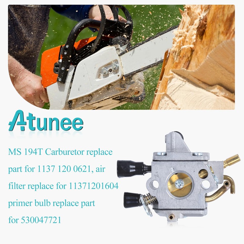 1137-120-0621 MS 194T Carburetor Kit for Stihl MS194 MS194T MS194TC