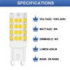 SumVibe G9 LED Bulb 5W, 40W G9 Halogen Bulb Replacement,