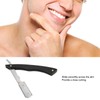 Foldable Beard Clipper Handle Reusable Stainless Steel Safety Manual Straight
