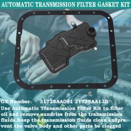 YzusGomumu F5AH1 Automatic Transmission Filters Kit Compatible with 2005-2013 Subaru Outback Legacy Impreza WRX Forester 2.5L 3.0L Replaces 31728AA091 31728AA130