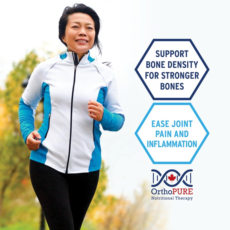 OrthoPURE 600gr (21oz) Hydrolyzed Marine Collagen Peptides, Supports Skin, Nail,