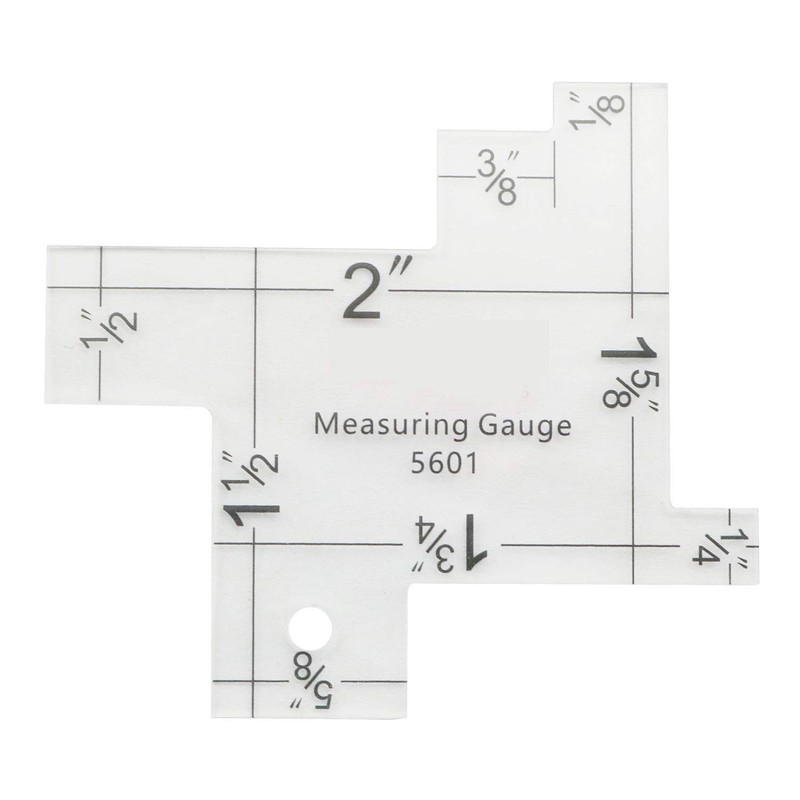 NX Garden Mini Sewing Measuring Gauge Transparent Acrylic Quilting Rulers