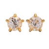 Studex Gold Ear Studs Mini Birthstar In 5 Point Setting