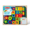 Melissa & Doug Deluxe Wooden Lacing Beads - Educational Activity