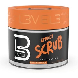 Apricot Scrub by L3VEL3 for Men - 16.9 oz Scrub