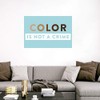 CANVAS ON DEMAND Color is Not A Crime Wall Decal,