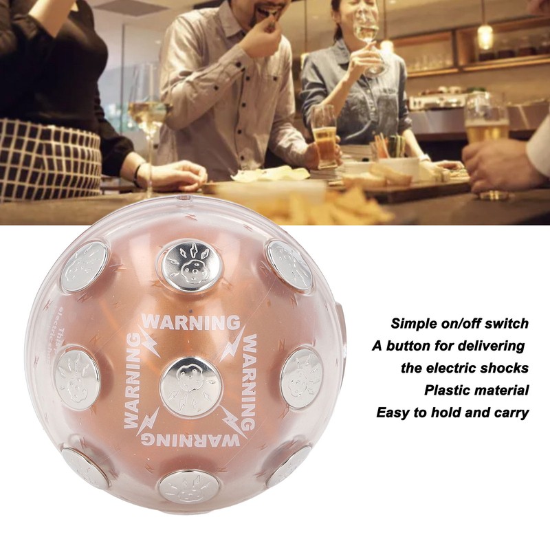 Electric Shocking Ball Automatic Turn Off Funny Interactive Trick Vibrating