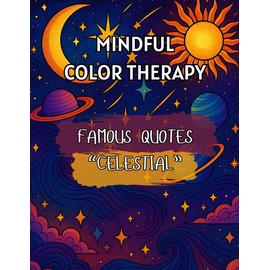 MINDFUL COLOR THERAPY: FAMOUS QUOTES - "CELESTIAL"