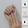 YiMistnnts Semi Cured Gel Nail Strips 20pcs Gel Nail Stickers