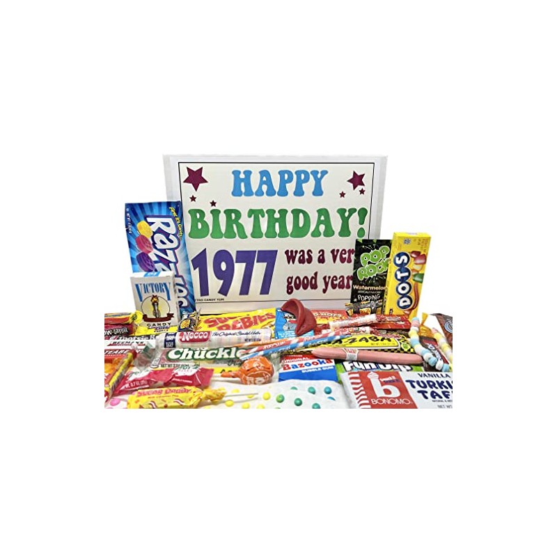 RETRO CANDY YUM ~1977 48th Birthday Gift Box Classic Nostalgic
