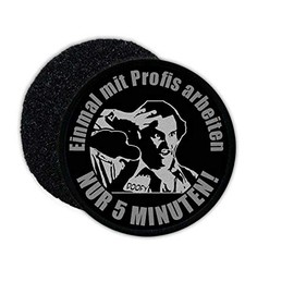 Copytec Patch Only 5 Minutes Dummi Officer Doofy Work with Professionals #24907