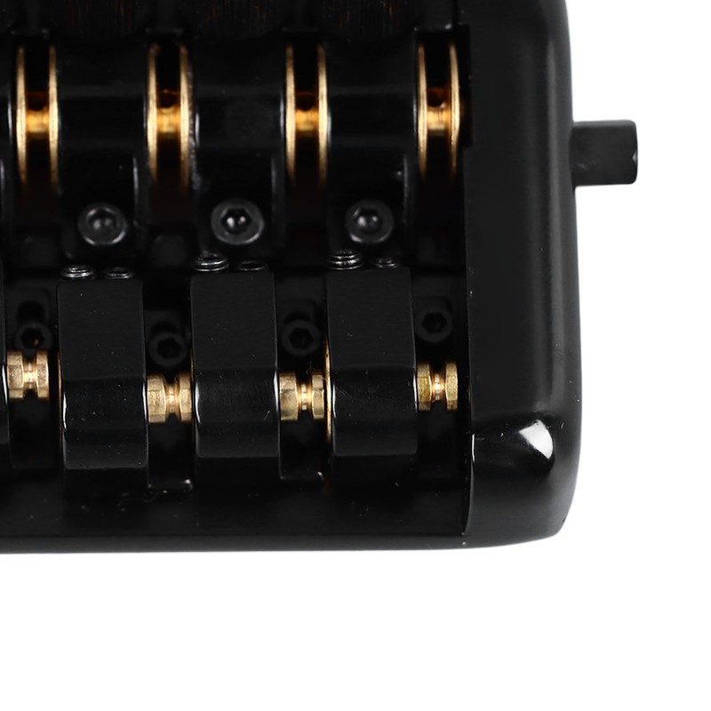 Headless Guitar Bridge Tailpiece Fixed 6 String Electric Guitars Roller