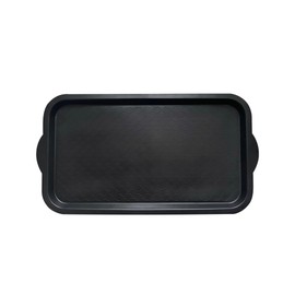 PetLike Boot Tray for Entryway, Pet Food Mat Tray, Waterproof Rubber Shoe Tray for Indoor and Outdoor, Multi-Purpose Tray for Boots, Shoes, Pets, Garden (Black, 1PACK 29.5X16 INCH)