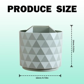 FISH DRAGATE schreibtisch organizer kinder,stifthalter 360°,drehbarer stiftehalter mit 5 fächern,büro organizer,desk organizer,schreibtischorganizer für die sammlung von gegenständen,stifteköcher