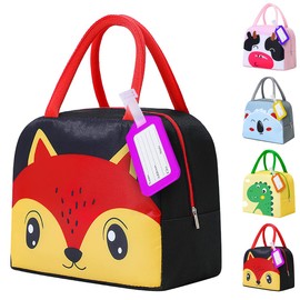 XiXiRan Children's Lunch Bag, Cool Bag for Lunch Boxes, Lunch Bag Cute, Mini Small Insulated Bag, Lunch Packages for Children, Travel, School, Work