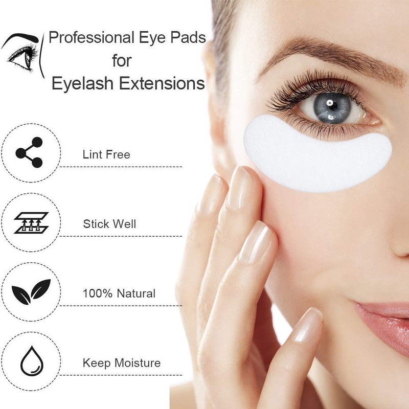 Qleng Under Eye Pads, Lint Free Lash Extension Eye Gel