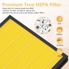 4 Packs PR1 Pet Mode Replacement Filter Compatible with MOOKA