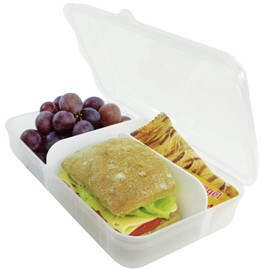 Rotho Fun Lunch Box with Removable Divider Plastic (BPA Free)