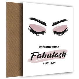 Fun & Fabulash Birthday Cards for Women - Perfect for Bestie, Sister, Daughter-in-Law & Special Ladies â€“ 17th to 40th Fun Greetings Card